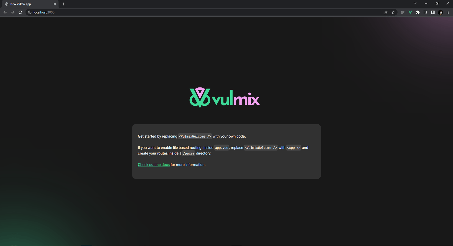 vulmix-starter-template